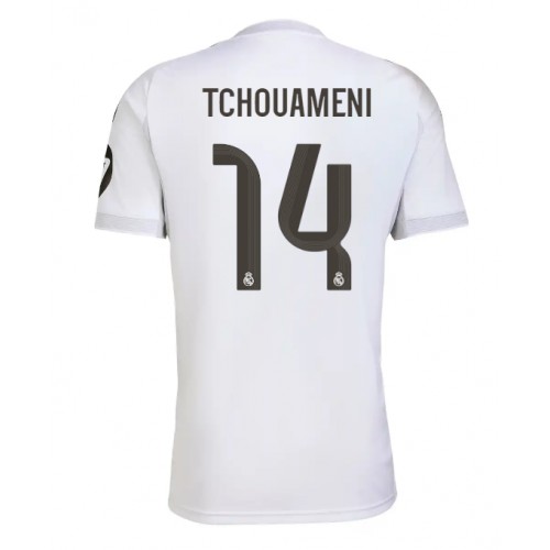 Real Madrid Aurelien Tchouameni #14 Replica Home Stadium Shirt 2025-26 Short Sleeve